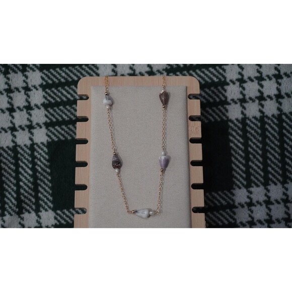 Dainty Shell Necklace, Multi Seashell Jewelry - Picture 4 of 7